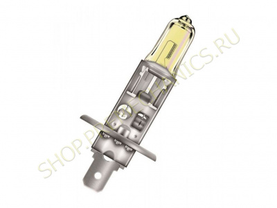 Лампа галогеновая Н1 12V  55W желтая Lynx, уп. 10шт