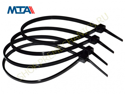 Хомут MTA 360 х 4,8 (черный)  уп.100шт.
