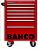 Тележка инструментальная, 7ящ., красная