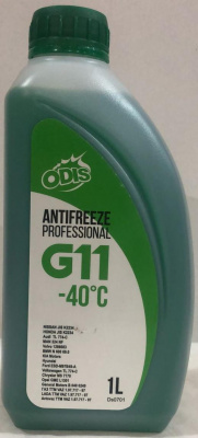 Антифриз ODIS Professional зеленый G11  1L